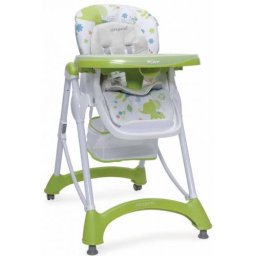 Scaun de masa pentru copii Cangaroo Mint verde, reglabil, 6+ luni