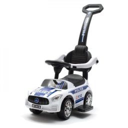 Masinuta de împins 2 în 1 Baby Mix 382 albastra, tip politie