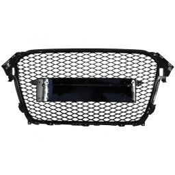 Grila centrala Audi A4 B8 Facelift 2012-2015 RS Design negru lucios