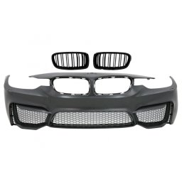 Bara fata BMW Seria 3 F30 F31 2011-2019 M3 Design cu grile negru lucios