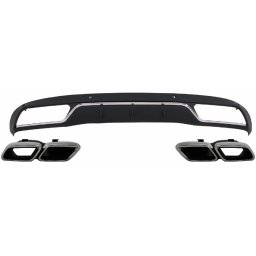 Difuzor bara spate Mercedes C-Class W205 S205 2014-2018 C63 Design