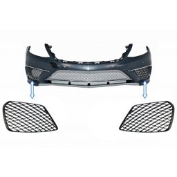 Grile laterale Mercedes S-Class W222 2013-2017 S63 Design negru lucios