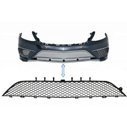 Grila centrala inferioara Mercedes S-Class W222 2013-2017 S63 negru lucios