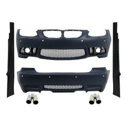 Pachet exterior BMW Seria 3 E92 E93 Coupe Cabrio M3 Design cu ornamente evacuare