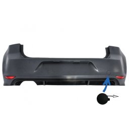 Capac carlig remorcare bara spate VW Golf 7 2013-2017, aspect R-Line