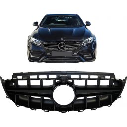 Grila centrala Mercedes E-Class W213/S213/C238/A238 E63 negru cu camera 360