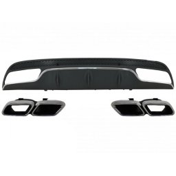 Difuzor bara spate Mercedes C-Class W205 S205 C63 Design Sport Package