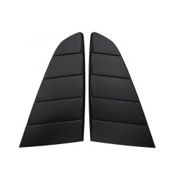 Ornamente geamuri laterale spate Ford Mustang VI Fastback 2015-2019, negru mat