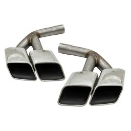 Ornamente toba Audi Q7 4M 2015-2019 SQ7 Design Chrome benzina