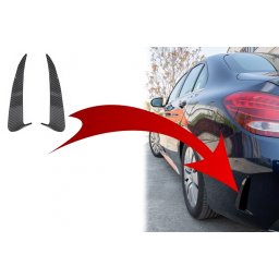 Flapsuri bara spate Mercedes C Class W205 2014-2020, carbon film