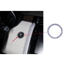 Inel decorativ cromat pentru buton Start Land Rover si Range Rover