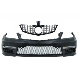Bara fata Mercedes C-Class W204 Facelift 2012-2015 cu grila C63 Design