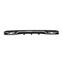 Difuzor bara spate Mercedes E-Class W213/S213 2016-2019 E63 Design crom