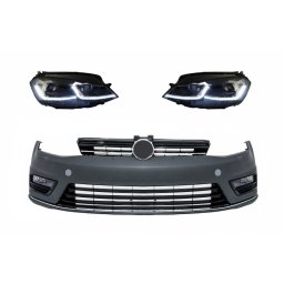 Bara fata VW Golf 7 R-Line Look cu faruri LED si semnal dinamic