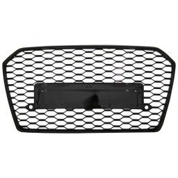 Grila bara fata Audi A6 4G facelift, design RS6, negru lucios