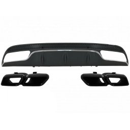Difuzor bara spate Mercedes C-Class W205/S205 C63 Design Sport Package