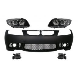 Bara fata M3 Design cu faruri negre pentru BMW Seria 3 E90 E91 2005-2008
