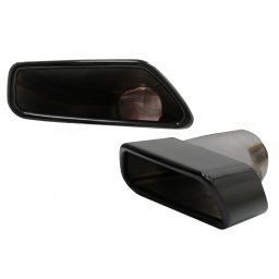 Ornamente tobe BMW Seria 5 F10/F11, G30/G31 si Seria 6 G32, negru