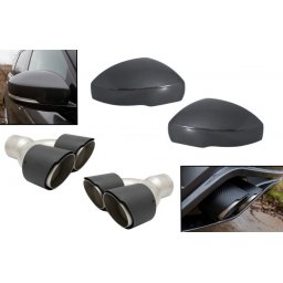 Set ornamente evacuare si capace oglinzi carbon pentru Range Rover si Discovery