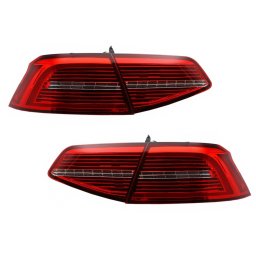 Stopuri LED Matrix R-Line cu semnal dinamic pentru VW Passat B8 3G Sedan
