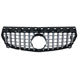 Grila centrala Mercedes CLA W117 Facelift Panamericana negru crom