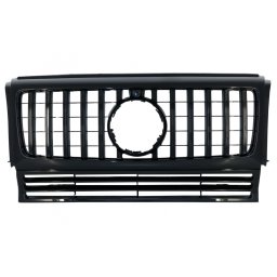 Grila centrala Mercedes G-Class W463 Panamericana G63, negru lucios