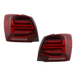 Stopuri Full LED pentru VW Polo 6R/6C 2009-2017 cu semnal dinamic