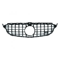 Grila centrala Mercedes C-Class W205/S205/C205/A205 Panamericana negru