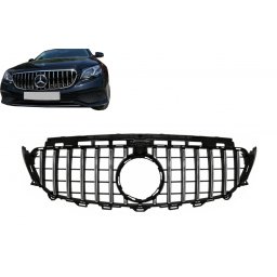 Grila centrala Mercedes E-Class W213/S213/C238/A238 Panamericana negru crom cu camera 360