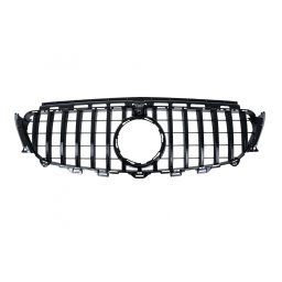 Grila centrala Mercedes E-Class W213/S213/C238/A238 Panamericana neagra cu camera 360
