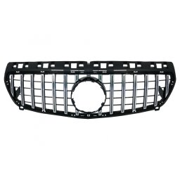 Grila centrala Mercedes A-Class W176 2012-2015 Panamericana negru crom
