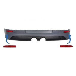 Reflectorizanti bara spate VW Golf 5 (2003-2007) R32 Look, set 2 buc