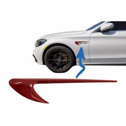 Ornamente aripi rosu lucios pentru Mercedes C-Class W205 si E-Class W213