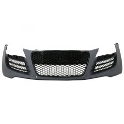 Bara fata Audi R8 2007-2012 cu design RS Sport si grile negru lucios