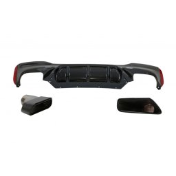 Difuzor bara spate M5 Design cu ornamente negre BMW Seria 5 G30 G31 2017+