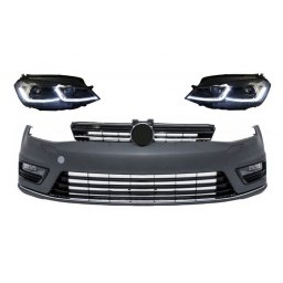 Bara fata VW Golf 7 R-Line Look cu faruri LED si semnal dinamic