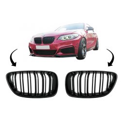 Grile centrale BMW Seria 2 F22 F23 F87 negru lucios M Design