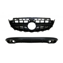 Difuzor bara spate Mercedes E-Class C238 AMG Sport Line E53 Design negru