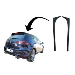 Eleron luneta cu prelungiri laterale VW Golf 7 si 7.5, negru lucios