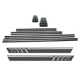 Bandouri laterale Mercedes G-Class W463 1989-2017 cu stickere si lampi LED