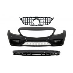 Kit bara fata Mercedes C-Class W205 S205 2014-2018 C63 Design fara camera
