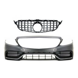 Bara fata Mercedes C-Class W205/S205/C205/A205 GT-R Design cu grila crom