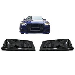 Grile laterale Audi A4 B9 Sedan/Avant 2016-2018 RS4 Design negru