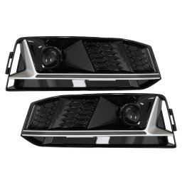 Grile laterale Audi A4 B9 S-Line Sedan/Avant 2016-2018 RS4 Silver