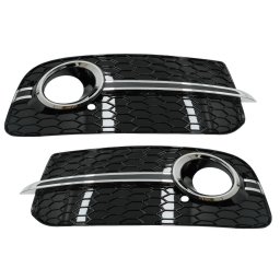 Grile laterale RS Audi Q5 8R Facelift 2012-2016 negru lucios crom