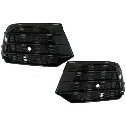 Grile laterale Audi Q3 8U Facelift 2014-2017 RS Design negru lucios