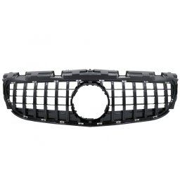 Grila centrala Mercedes SLC-Class R172 Facelift GT-R Panamericana, negru lucios