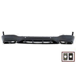 Difuzor bara spate Mercedes GLC X253 SUV cu ornamente negre Night Package