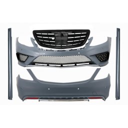 Pachet exterior Mercedes S-Class W222 S63 Design cu grila negru lucios