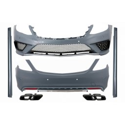 Pachet exterior Mercedes S-Class W222 S63 Design cu ornamente tobe negre